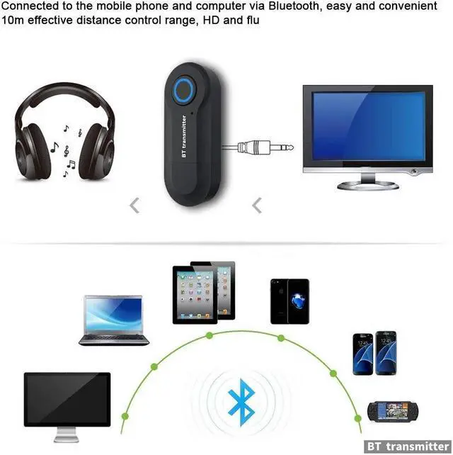 Alt view image 3 of 6 - GT09S USB Power 3.5mm Bluetooth v4.2 Audio Transmitter For TV Computer Use