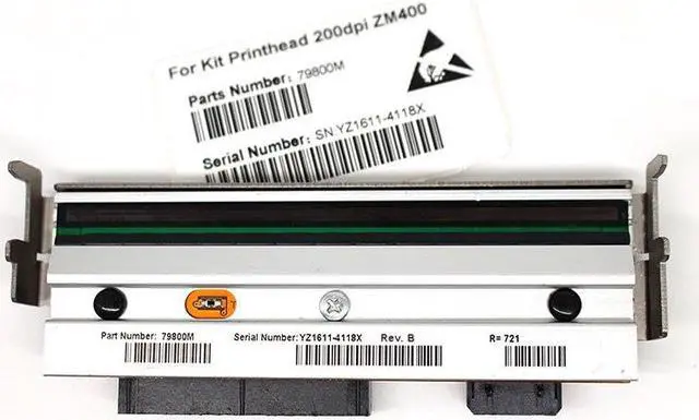 Main image of Compatible 79800M Printhead For Zebra ZM400 203dpi Thermal Barcode Printer,Warranty 90days