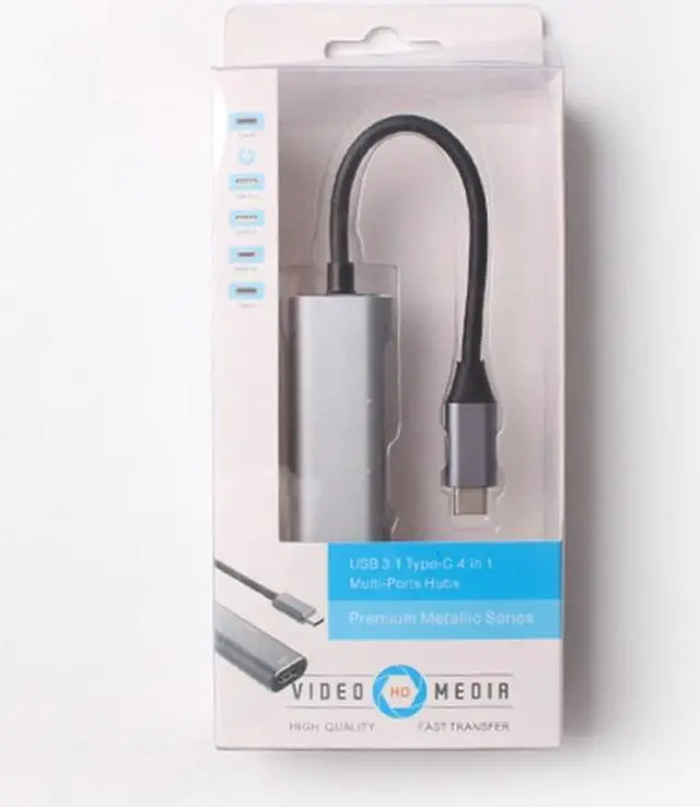 Alt view image 4 of 6 - USB Type C Type-C HUB To HDMI 4K USB 3.0 2.0 Thunderbolt 3 Adapter Dex Station For MacBook pro Samsung Galaxy Note 8 S8 S9+