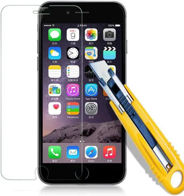 Alt view image 5 of 7 - LUVVITT iPhone 6/6s Tempered Glass Screen Protector for iPhone 6/6s Fits Both Apple iPhone 6 (2014) and New iPhone 6S (2015) - Crystal Clear