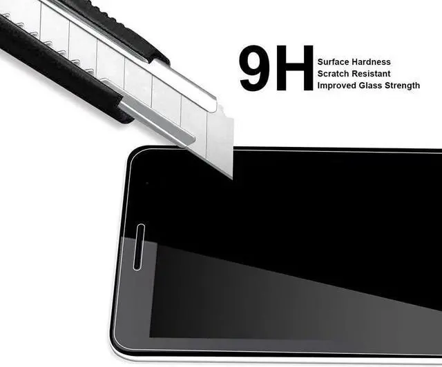 Alt view image 3 of 5 - (2 Pack) Designed for  Galaxy Tab S4 (10.5 inch) Screen Protector (Tempered Glass) 0.33mm Anti Scratch Bubble Free