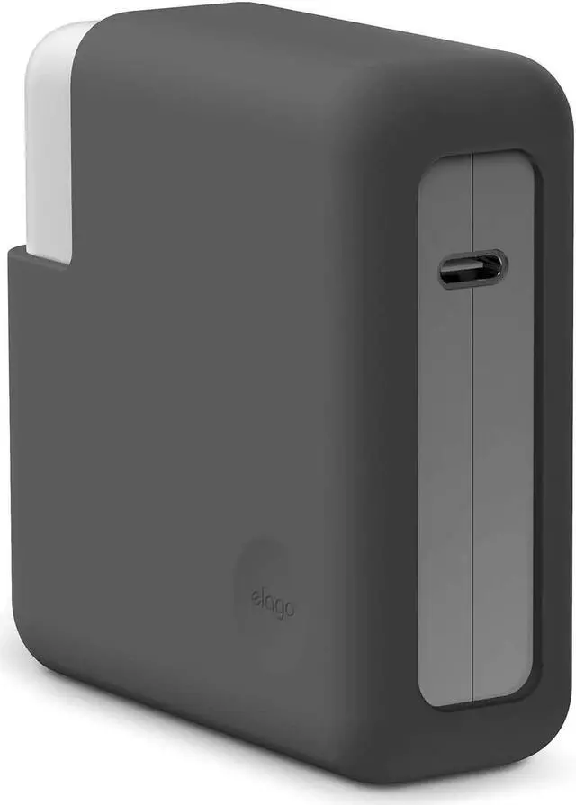 Main image of elago Charger Cover Compatible with 2021 MacBook Pro 14" M1 Pro 10-core, M1 Max, MacBook Pro 16 inch with Touch Bar 2019, Pro 15 inch with Touch Bar2016-2018 and Pro 15 inch Retina2012-2015[Dark Grey]