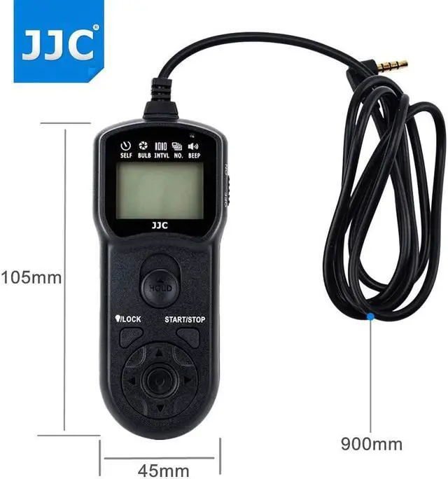 Alt view image 6 of 7 - JJC Timer Remote Control Shutter Release for Nikon D850 D810 D810A D800 D800E D700 D500 D300s D300 D200 D100 D5 D4s D4 D3x D3s D3 D2Xs D2x D2H D1x D1h D1 F100 F90 F5 F6 as Nikon MC-36 MC-30 MC-30A