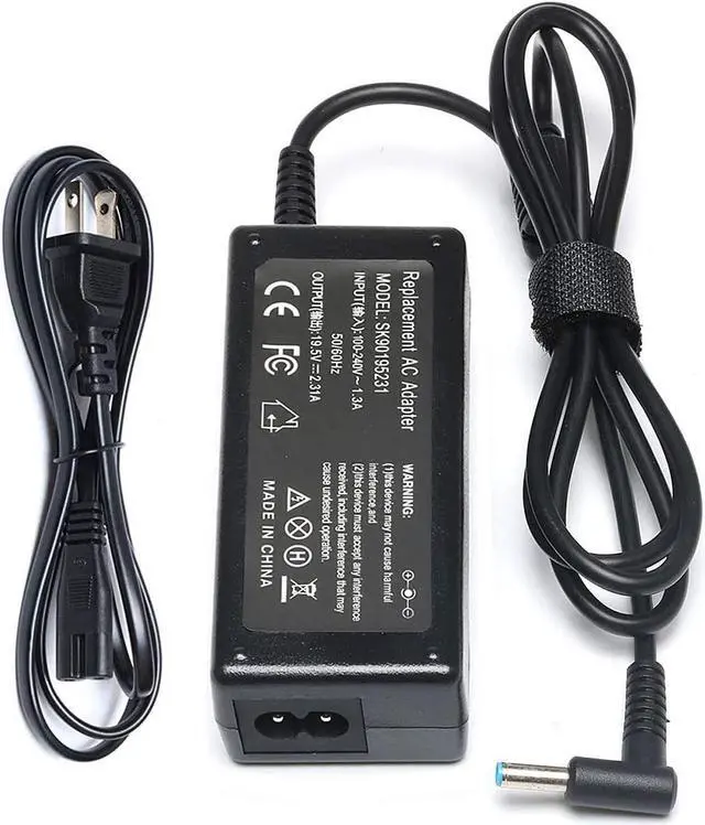 Main image of 45W AC Adapter Laptop Charger Compatible for HP Notebook 15 Charger 15-ay041wm 15-ay011nr 15-ay196nr 15-ay191ms 15-ay195nr 15-ac121dx 15-af131dx 15-af113cl 15-af123cl Notebook PC Power Supply Cord