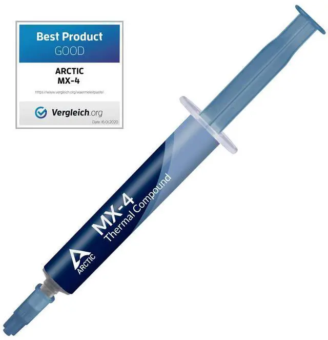 Alt view image 2 of 7 - ARCTIC MX-4 2019 Edition - Thermal Compound Paste - Carbon Based High Performance - Heatsink Paste - Thermal Compound CPU for All Coolers, Thermal Interface Material - High Durability - 4 Grams
