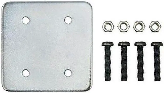 Main image of iBOLT 4 Hole AMPS Pattern Metal Backing Plate with Screws- Great for All AMPS Pattern Drill Base mounts