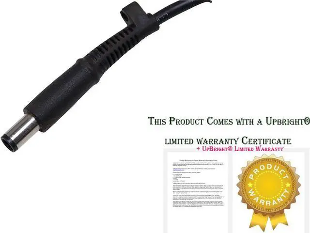 Alt view image 3 of 7 - UpBright 18.5V 19.5V 65W AC/DC Adapter Compatible with HP 2000 TPN-I108 TPN-L108 ProBook 470 450 440 G0 G1 G2 430 445 455 640 645 650 655 755 745 725 720 EliteBook Folio 9470m 9480m Compaq DV4 DV5 DV6