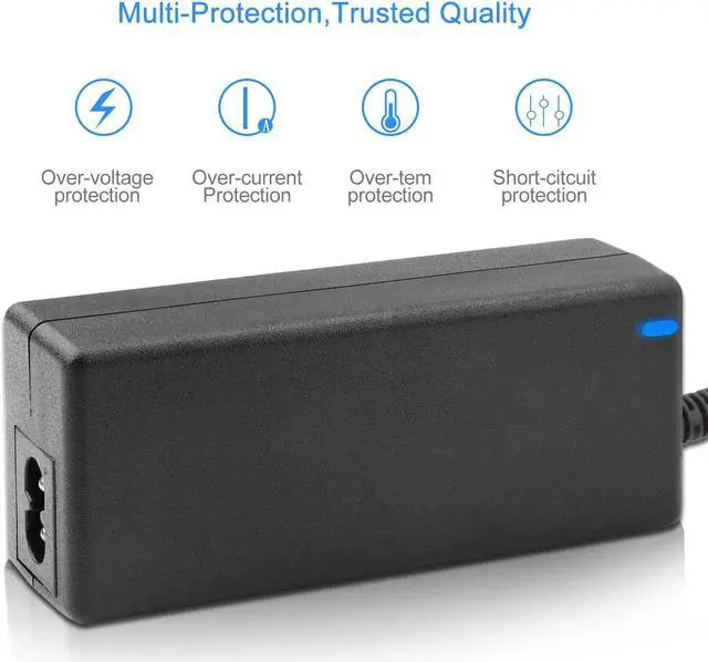 Alt view image 3 of 3 - YUSTDA AC/DC Adapter Replacement for Samsung PSCV600104A Laptop PC Power Supply Cord Charger Mains New 19 Vlot 19VDC Output
