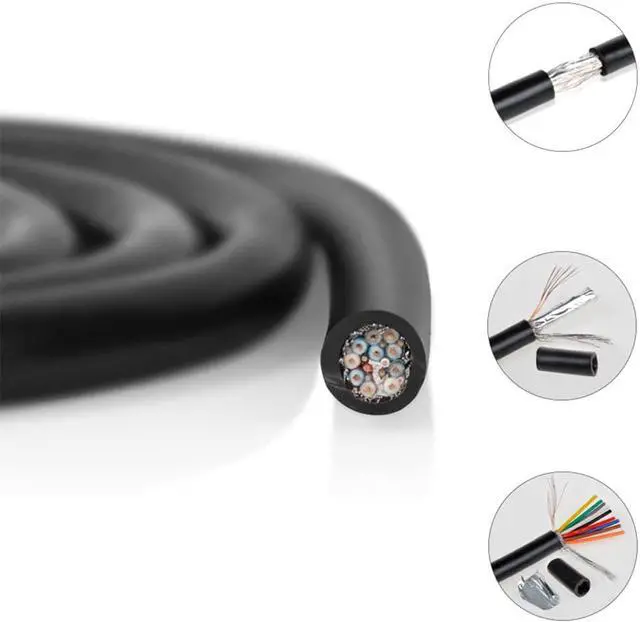 Alt view image 6 of 7 - RJ45 to RS232,LFHUKEJI DB9 9-Pin Serial Port Male to RJ45 Female Cat5 Ethernet LAN Console 3.3Ft