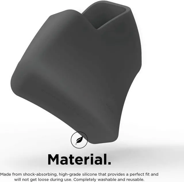 Alt view image 2 of 7 - elago Charger Cover Compatible with 2021 MacBook Pro 14" M1 Pro 10-core, M1 Max, MacBook Pro 16 inch with Touch Bar 2019, Pro 15 inch with Touch Bar2016-2018 and Pro 15 inch Retina2012-2015[Dark Grey]