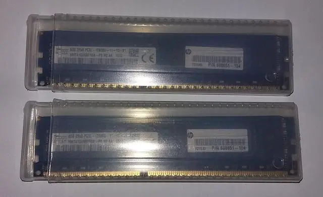 Alt view image 4 of 4 - SK Hynix HMT41GU6BFR8A-PB 2x8GB (16GB Total) 2Rx8 PC3L-12800U Desktop Memory