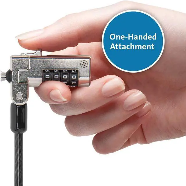 Alt view image 5 of 6 - Kensington N17 Dell Cable Lock for Laptops with Wedge Lock Slot - Combination Lock - (K68008WW)