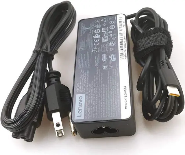 Alt view image 4 of 6 - Laptop Charger 65W watt USB Type C(USB-C) AC Power Adapter for Lenovo ThinkPad Yoga,ADLX65YDC3A,ADLX65YCC3A,ADLX65YLC3A