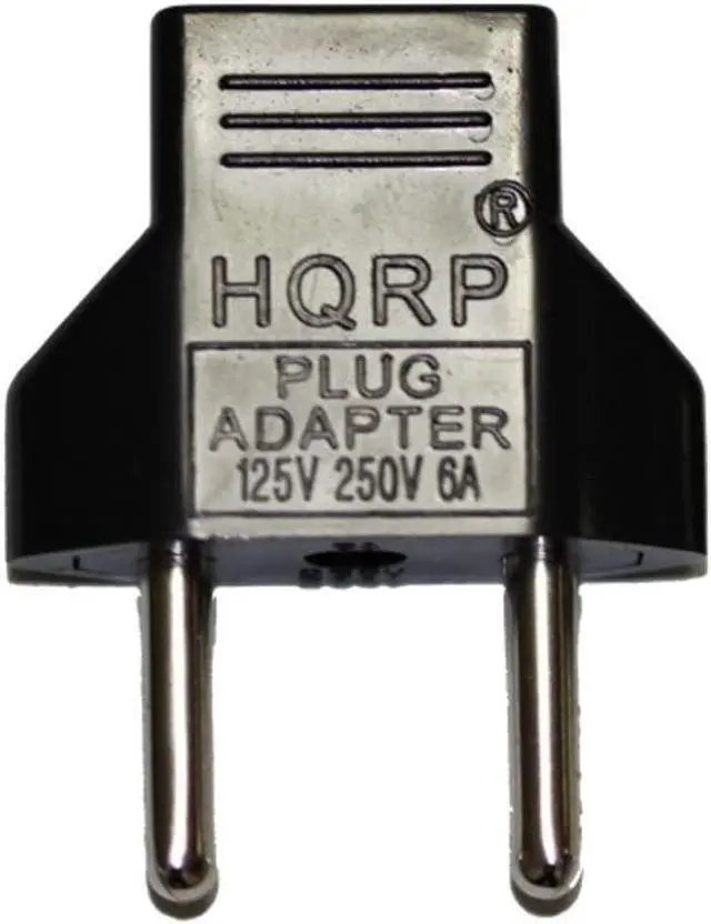 Alt view image 3 of 3 - HQRP Replacement AC Adapter/Charger Compatible with Sony HandyCam DCR-TRV70, DCR-TRV720, DCR-TRV730, DCR-TRV740 Camcorder with USA Cord & Euro Plug Adapter