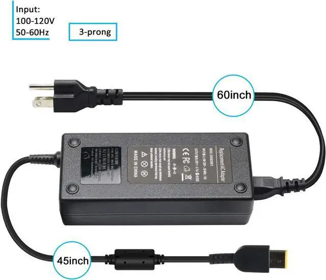 Alt view image 4 of 7 - 135W Laptop Charger for Lenovo IdeaPad Y700 P50 T440P W540 W541 ADL135NDC3A ThinkPad T450P T460P T470P T530 T540 T560 Y40-70 Y50-70 Y70-70 Z710 Y50-70AM-IFI-Power Supply Cord-20V 6.75A