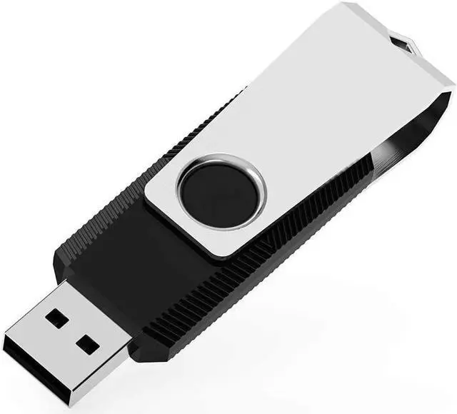 Alt view image 5 of 7 - 64 GB Flash Drive USB Flash Drive Thumb Drive 64GB Memory Stick Zip Drive Swivel Design Pen Drive Fold Storage Jump Drive 64 G USB 2.0 Black