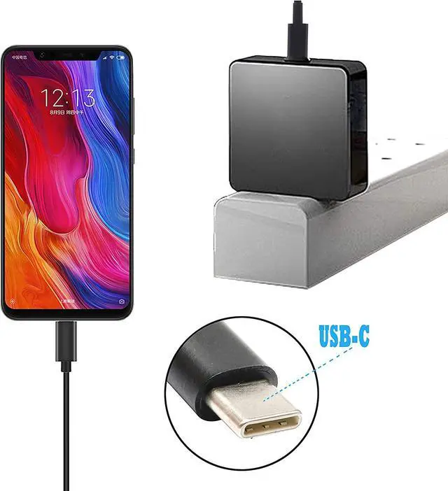 Alt view image 5 of 7 - 65W 45W Type C USB Chromebook Adapter Charger Replacement for HP Spectre x360 14 14A G5 11 11A G6 G7 EE Spectre Elite x2 EliteBook 840 850 1030 G3 1040 14-ca051wm 14-ca061dx Laptop Power Supply Cord