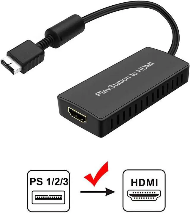 Main image of PS2 To HDMI, PS2 HDMI Cable, PS2 To HDMI Converter Support 1080P/720P, Composite To HDMI Works for PS1/2, HD Link Cable for PS2. PS1 To HDMI Cable, PS2 To HDMI Cable.