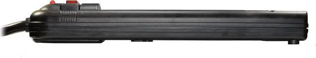 Alt view image 2 of 16 - Weltron 6-Outlet Surge Protector Power Strip WSP-600PLF-15BK