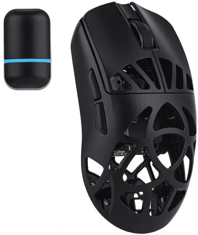 Main image of EPOMAKER Carbon X Wireless Gaming Mouse, 400 to 30,000 DPI Adjustable, PAW3950 Sensor, 50g Lightweight, Carbon Fiber Shell, 2.4G/BT/USB-C Rechargeable Wireless Mouse for PC/Mac/Linux (Black)