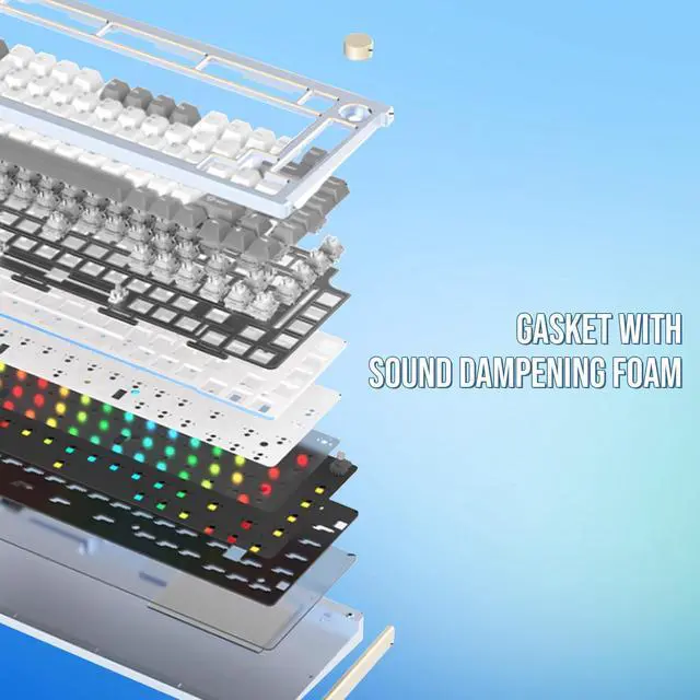 Alt view image 7 of 7 - EPOMAKER Tide75 Upgraded QMK/VIA 75% Wireless Aluminum Mechanical Keyboard, Hot-Swap Creamy Gaming Keyboard with FR4 Plate, Bluetooth/2.4Ghz/USB-C, RGB Backlit, NKRO (Blue)