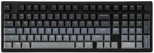 Main image of EPOMAKER Galaxy100 Lite QMK/VIA Gaming Keyboard with 8000mAh Battery and Numpad, 1800 Aluminum Mechanical Keyboard, USB-C/BT/2.4Ghz, Hot-Swap, Creamy Sound (Black, Marble White Switch)