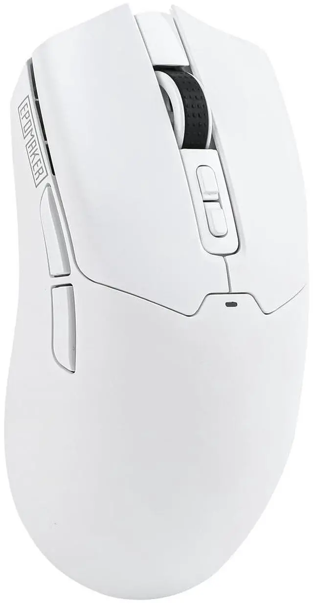Main image of EPOMAKER Click Gaming Mouse Wireless 2.4Ghz/Bluetooth/Type-C, 800 to 42,000 DPI Adjustable, 8K Polling Rate, 500mAh, Lightweight Optical Mouse, for PC/Mac/Linux (White)