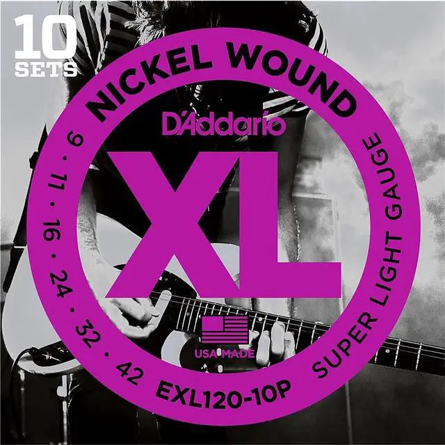 Main image of D'addario EXL120 Super Light Guitar Strings 10 sets Pro Pack