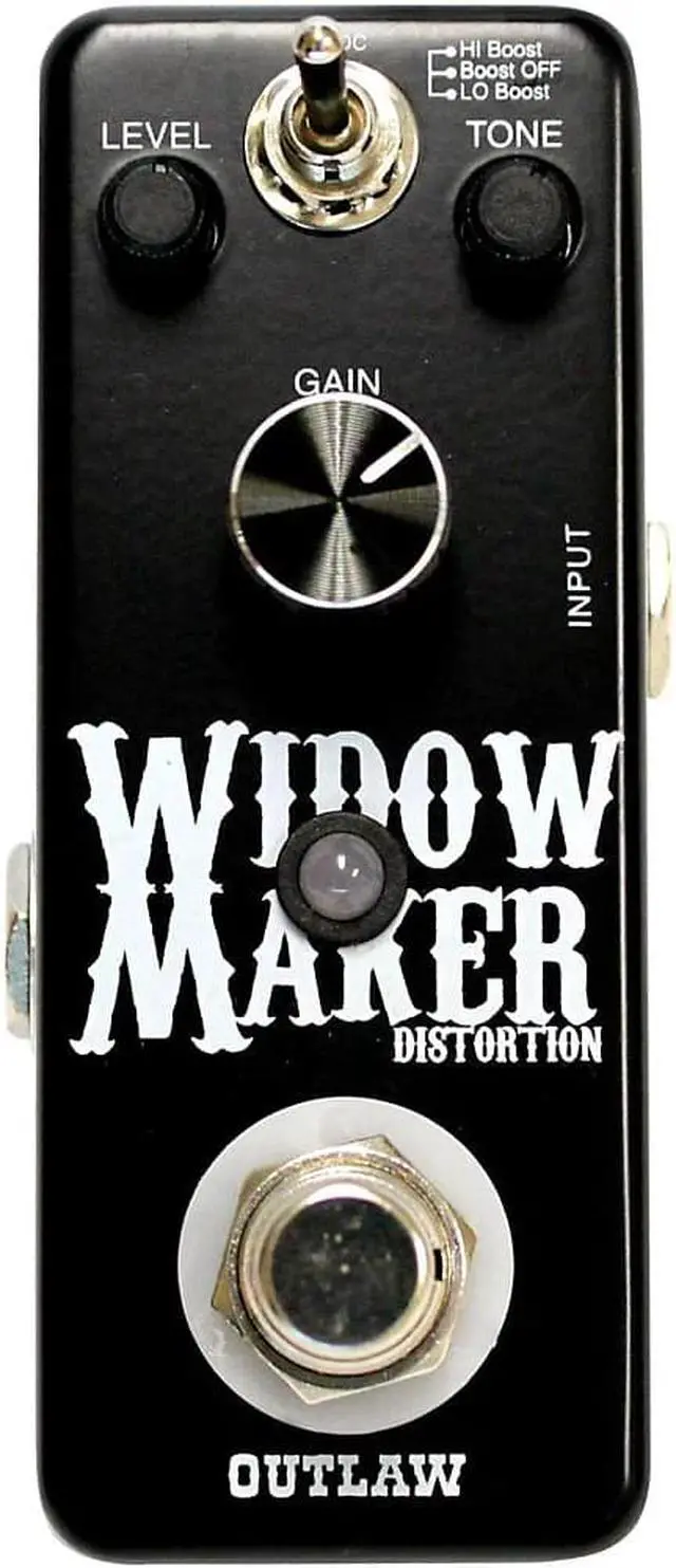 Alt view image 12 of 20 - Outlaw Effects Widow Maker Metal Guitar Distortion Pedal