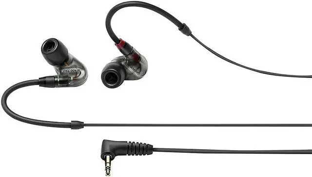 Alt view image 9 of 10 - Sennheiser IE 400 PRO In-Ear Headphones for Wireless Monitoring Systems (Smoky Black)