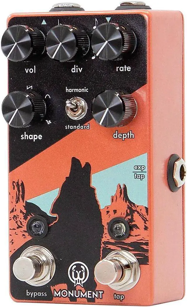 Alt view image 4 of 8 - Walrus Audio Monument Harmonic Tap Tremolo V2 Effects Pedal