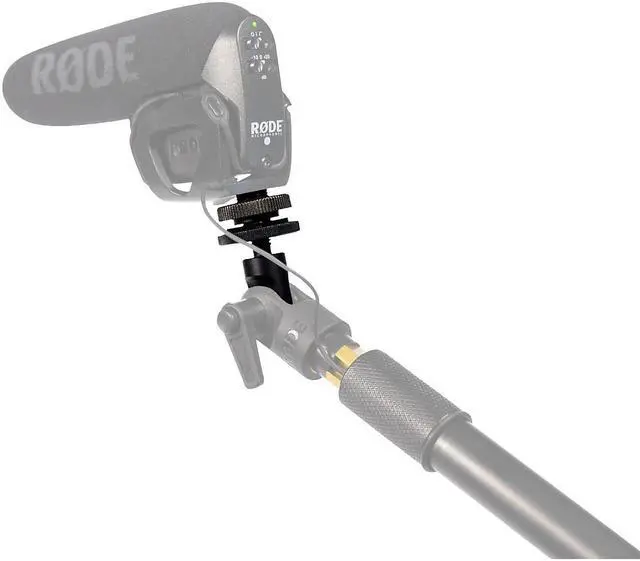 Alt view image 7 of 10 - Rode 3/8" Pivoting Boom Adaptor for Mounting on Boom Stands and Poles