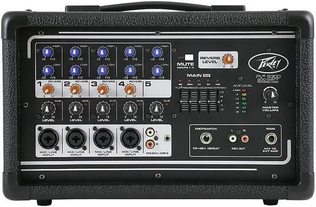Alt view image 5 of 20 - All-in-one powered mixer providing up to four combination XLR & 1/4-in inputs using premium mic prea