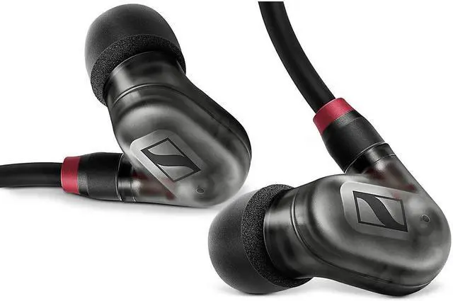 Alt view image 7 of 10 - Sennheiser IE 400 PRO In-Ear Headphones for Wireless Monitoring Systems (Smoky Black)