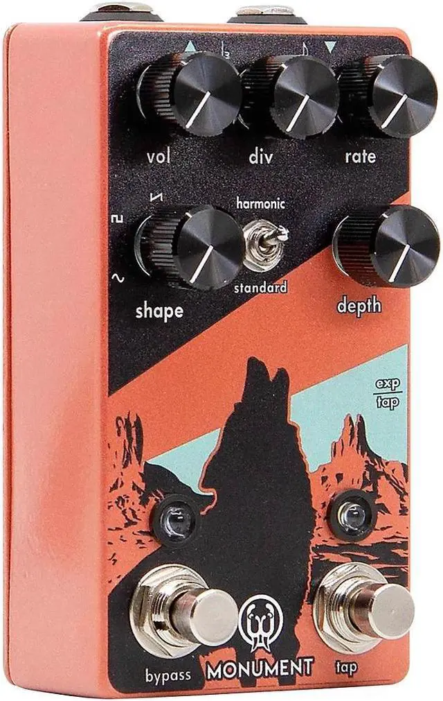 Alt view image 2 of 8 - Walrus Audio Monument Harmonic Tap Tremolo V2 Effects Pedal