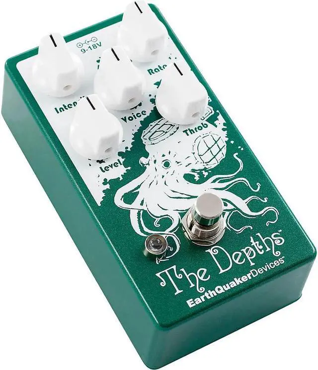 Alt view image 10 of 19 - EarthQuaker Devices The Depths V2 Optical Vibe Effects Pedal