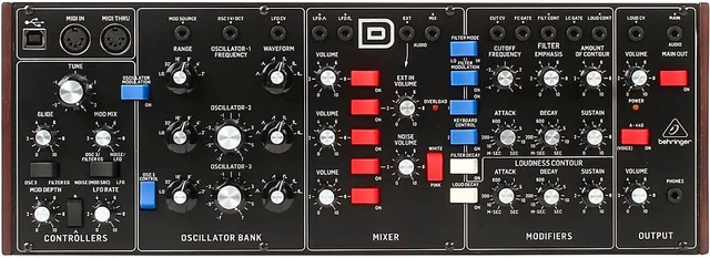 Alt view image 3 of 9 - Behringer Model D Analog Synthesizer