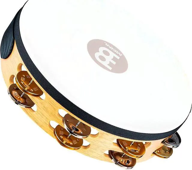 Alt view image 3 of 11 - Meinl Headed Recording-Combo Tambourines - 2 Rows - Super Natural