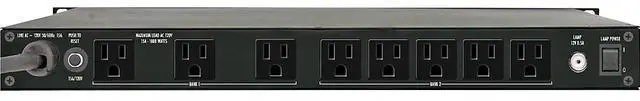 Alt view image 12 of 14 - Furman PL-PLUS C 19" Rackmount 15A Rack Power Strip