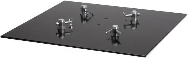 Alt view image 6 of 7 - Global Truss Square Steel Lighting Trussing Base Plate 2X2S for F24, F33 and F34