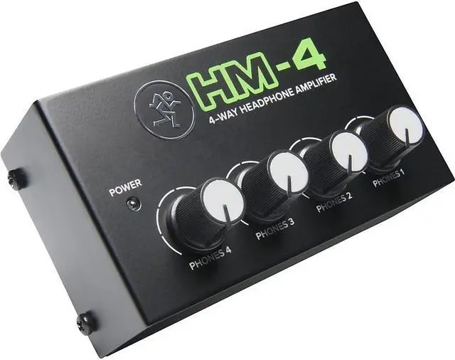 Alt view image 8 of 19 - Mackie HM-4, 4-Way Headphone Amplifier