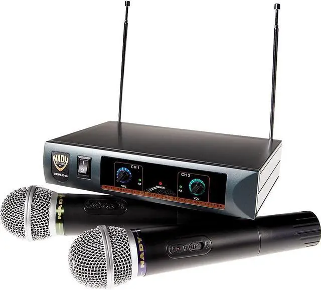Alt view image 2 of 2 - Nady Systems DKWDUO Dual Wireless Vhf Microphone System