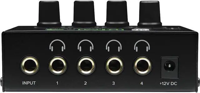 Alt view image 7 of 19 - Mackie HM-4, 4-Way Headphone Amplifier