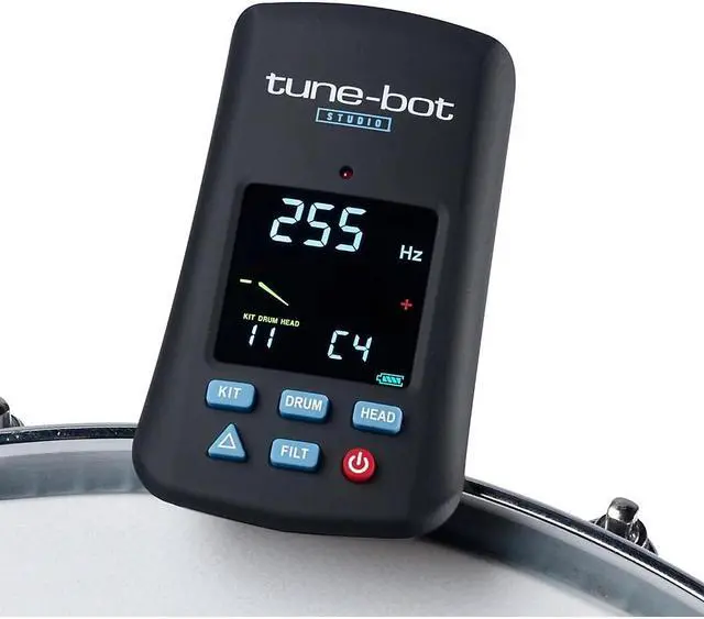 Alt view image 2 of 2 - Tune-Bot Studio TBS-001 Digital Drum Tuner - clip-On Tuner for Acoustic Drum Kits