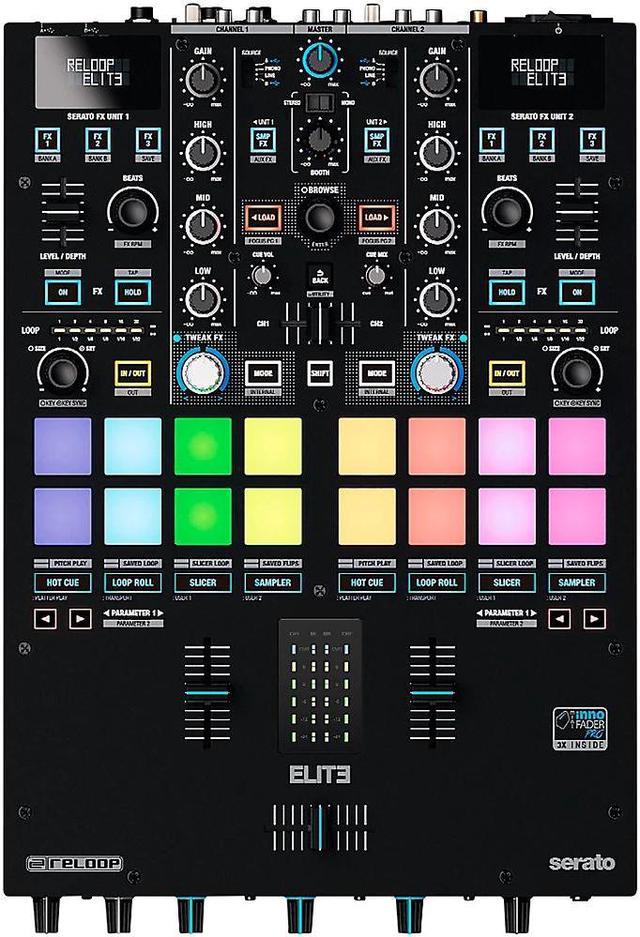 Reloop ELITE 2-Channel DVS Battle Mixer for Serato DJ Pro 