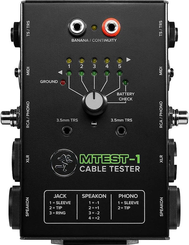 Alt view image 7 of 16 - MACKIE McKee Cable Tester MTEST-1