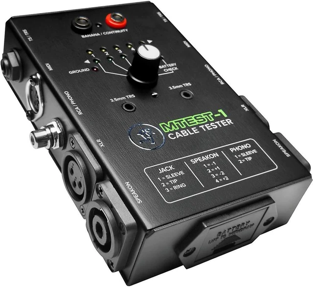 Alt view image 8 of 16 - MACKIE McKee Cable Tester MTEST-1