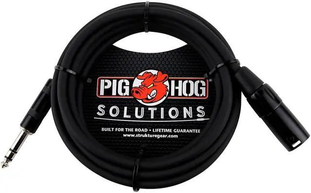 Alt view image 2 of 8 - Pig Hog PXTMXM50 50ft. TRS Male to XLR Male Balanced Cable