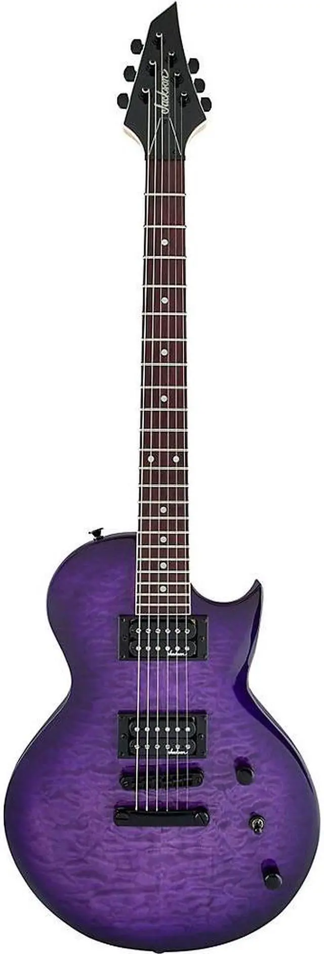 Alt view image 3 of 10 - Jackson JS Series Monarkh SC JS22Q Electric Guitar Transparent Purple Burst