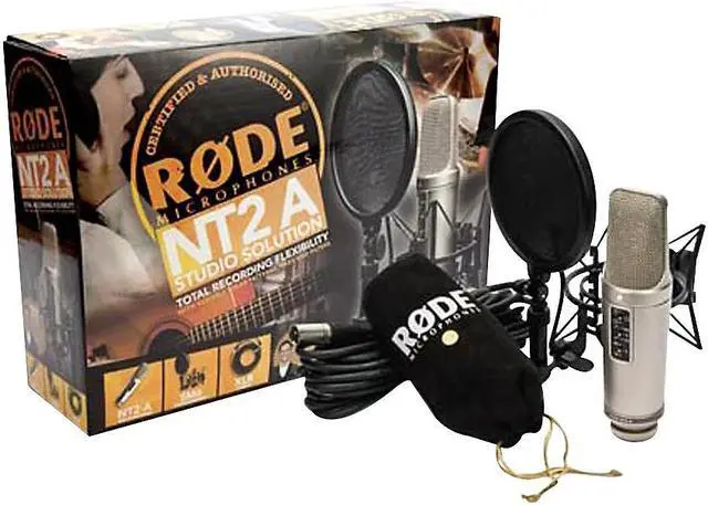 Alt view image 2 of 2 - RODE NT2-A Studio Condenser Microphone Bundle